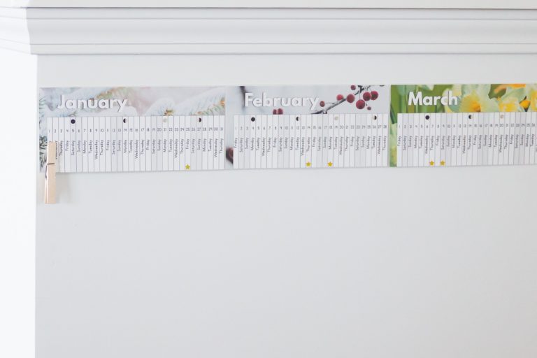 Free Printable: 2019 Linear Calendar - Free and Unfettered