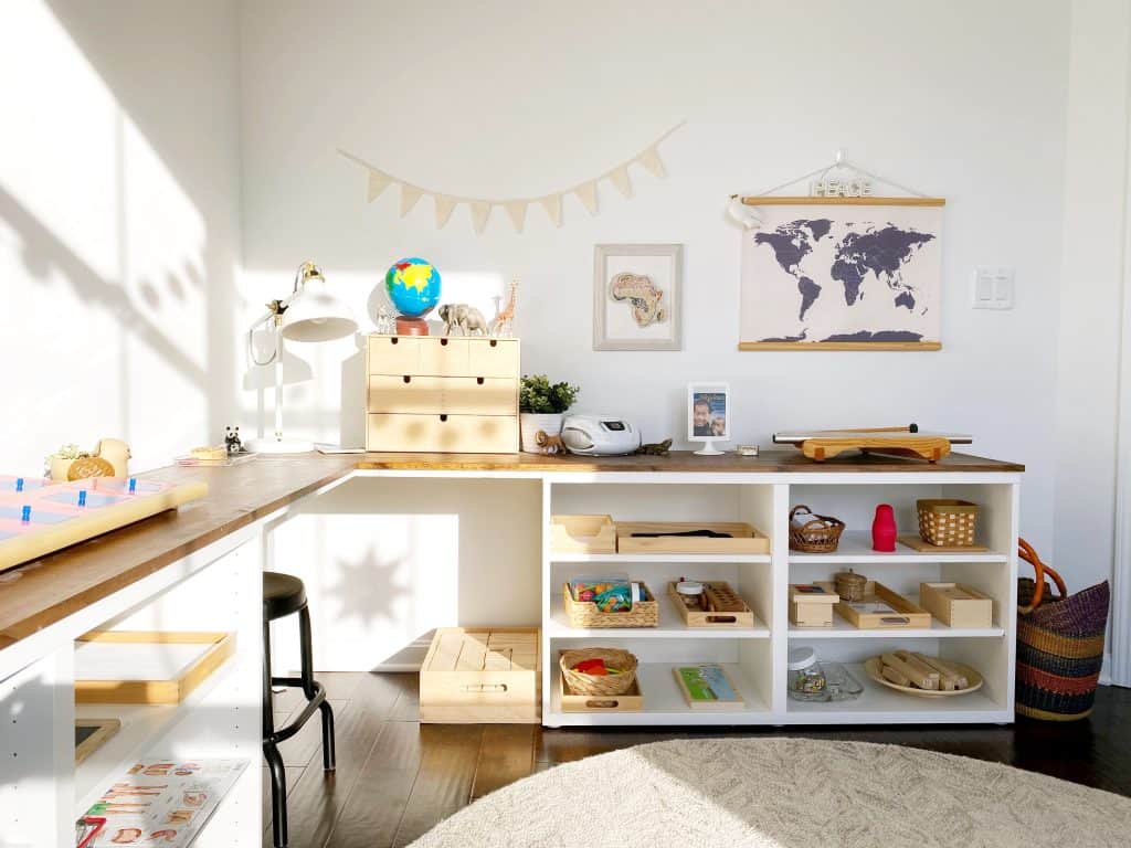 Home Tour: Our Montessori-Inspired Schoolroom and Playroom + A Free ...