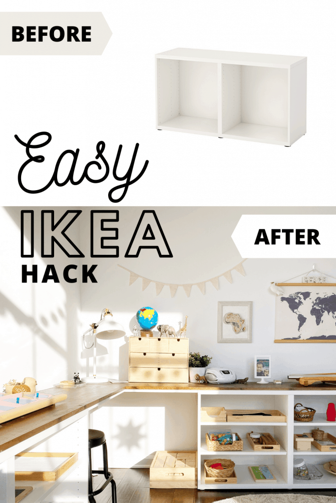 Ikea Create A Corner Desktop For, Ikea Besta Floating Shelves