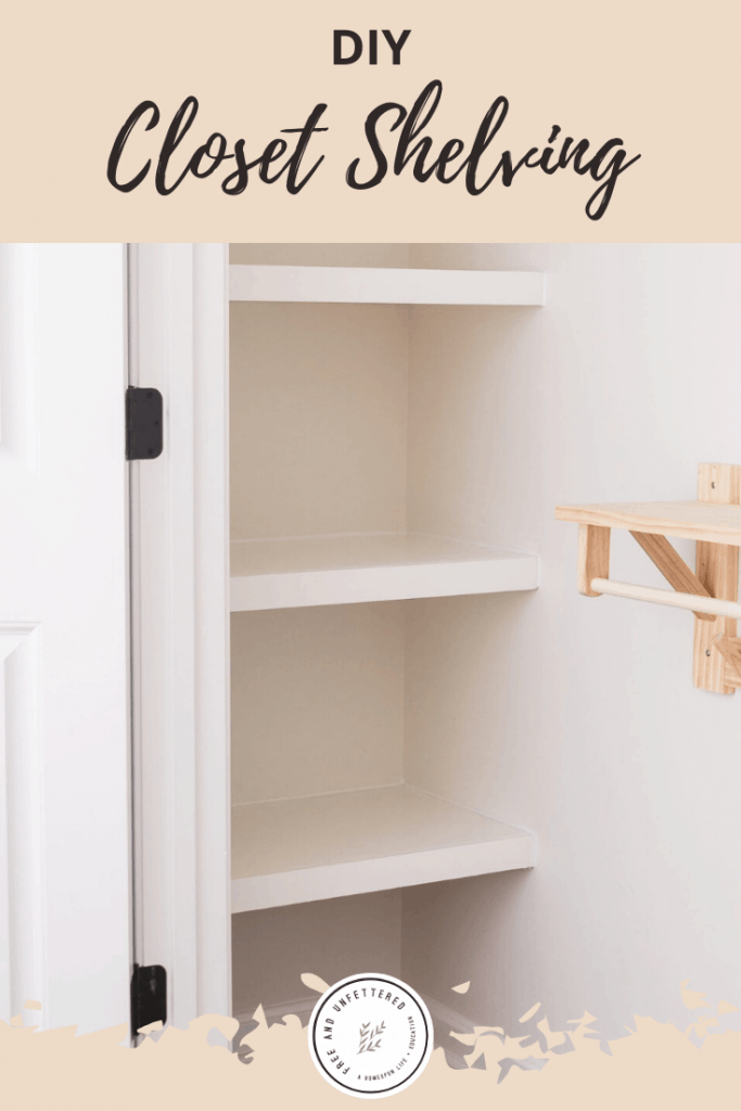 Easy DIY Built-In Closet Shelving | One Room Challenge - Week 4 - Free ...