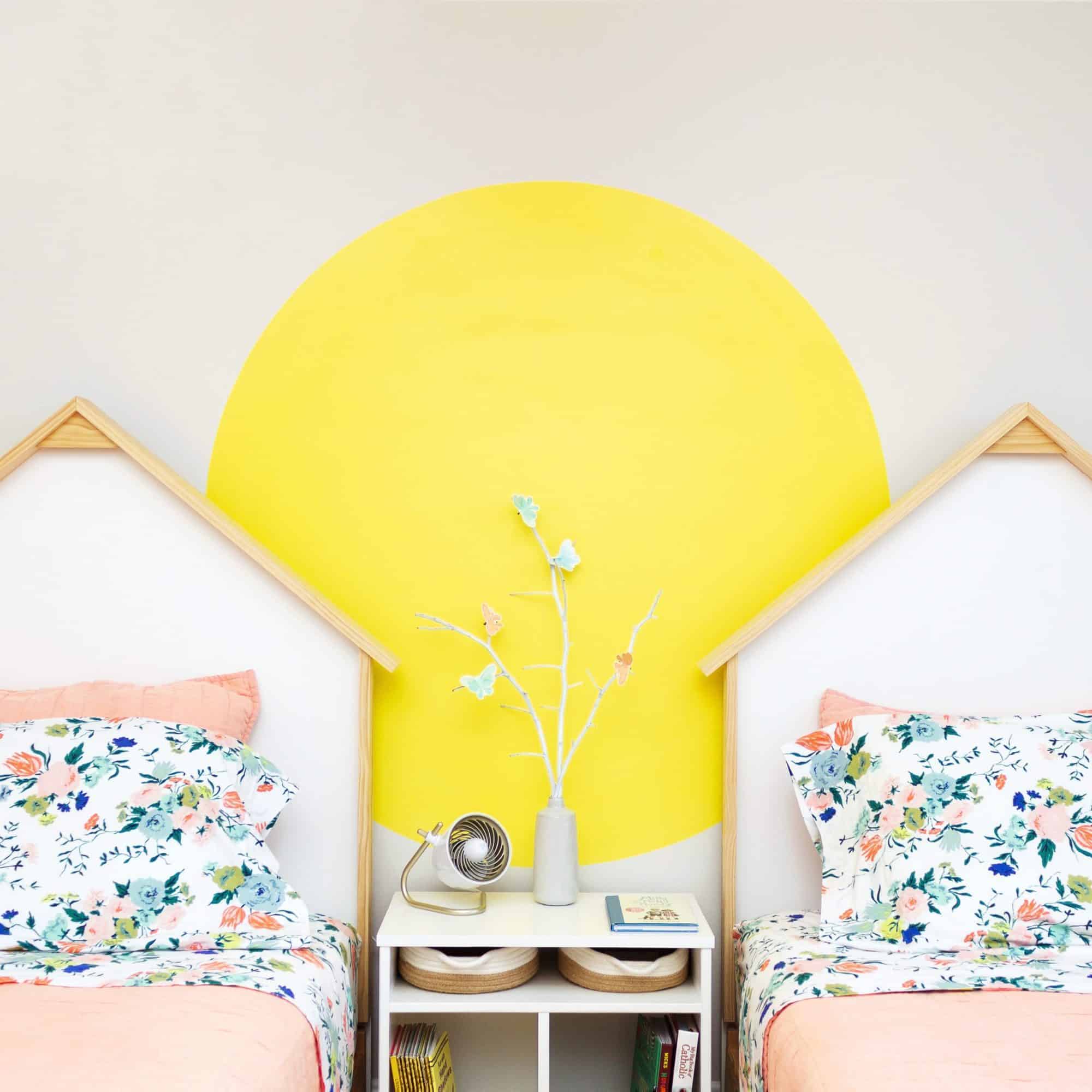 A Whimsical + Modern Girls’ Shared Bedroom Reveal | One Room Challenge – Week 8