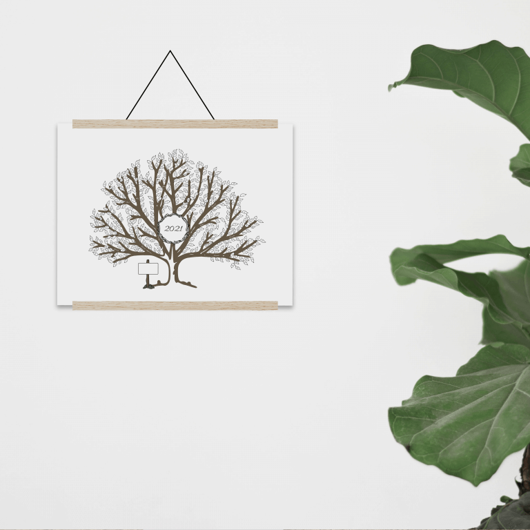The 2021 Weather Tree/Outdoor Hours Log