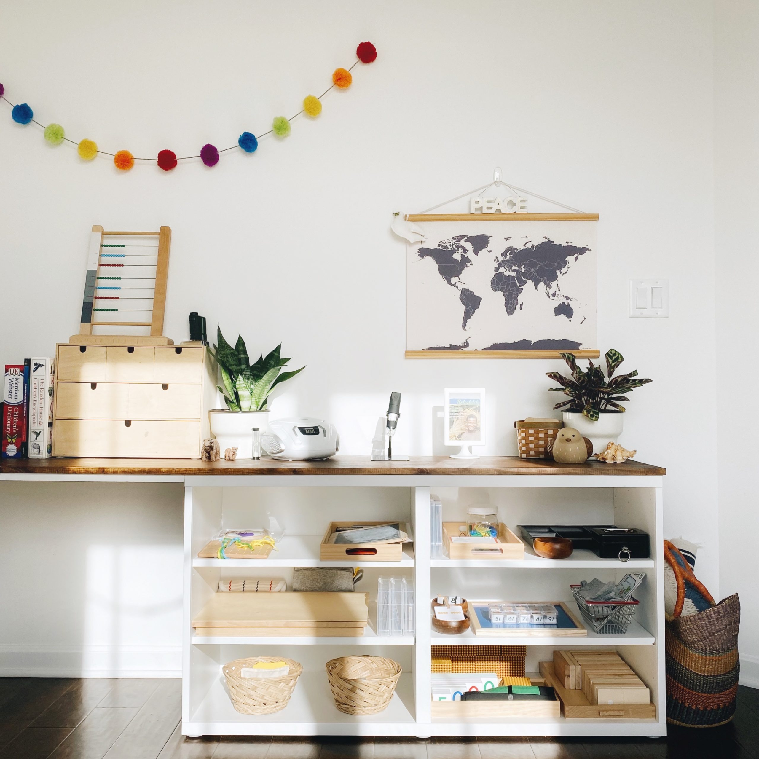 Wooden Peg Board I The Montessori Room