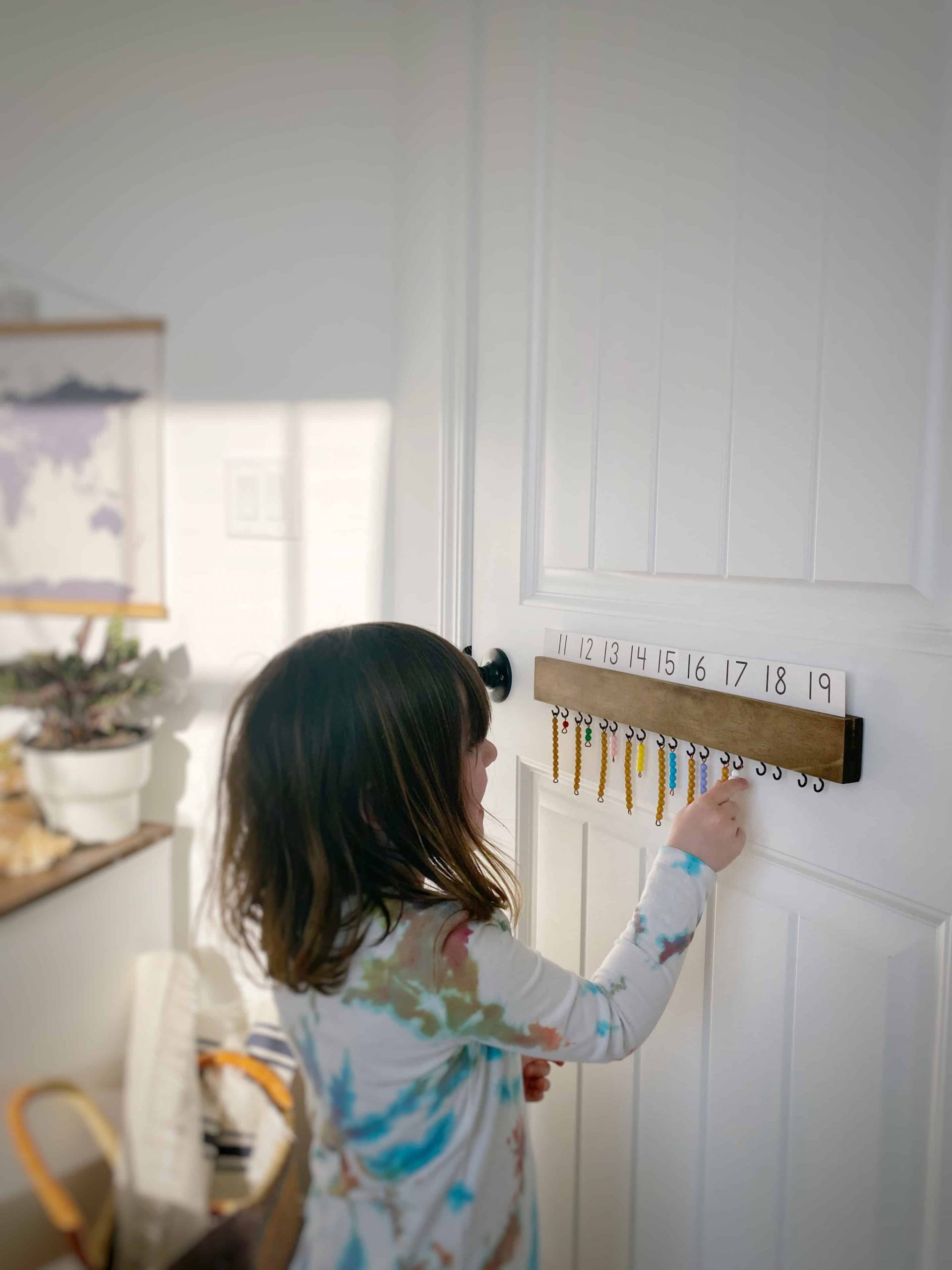 DIY: Montessori Teen Hanging Bead Frame