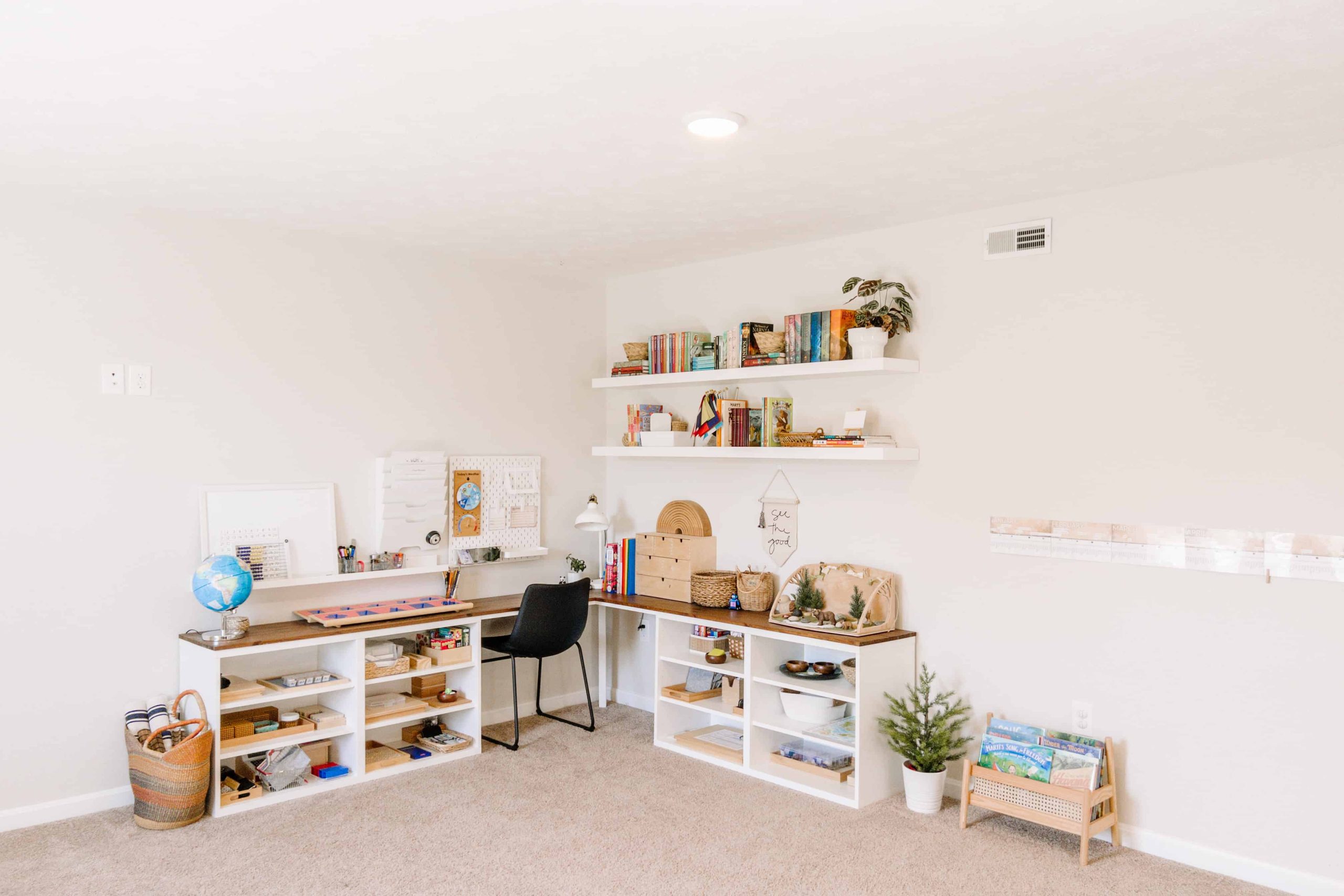 Kids Homeschool / Room Desk Idea — A L A N A . D A W N